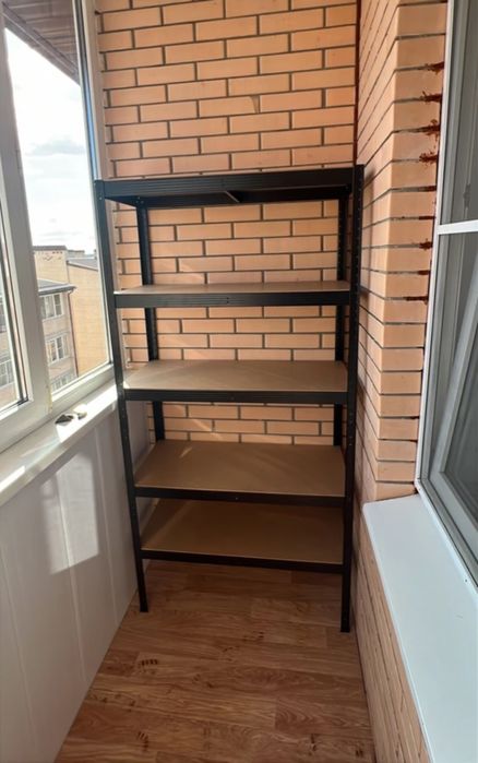ЛІДЕР ПРОДАЖІВ Стеллаж металлический разборной полка этажерка Полиця стелаж етажерка для балкону дому складу гаража магазину без болтів