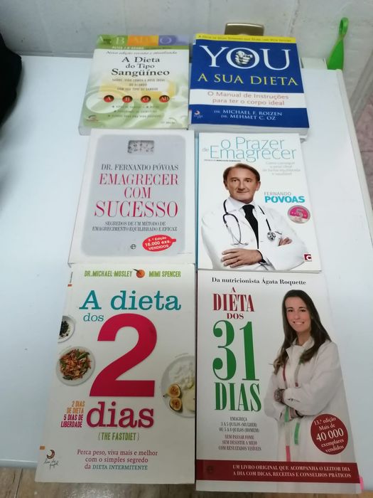 Conjunto 6 livros que estão na imagem