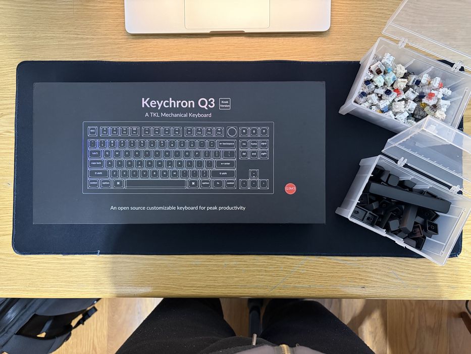 Keychron Q3 Knob Brown - Teclado Mecânico