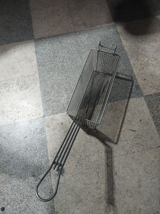 Cesta para fritar aço inox