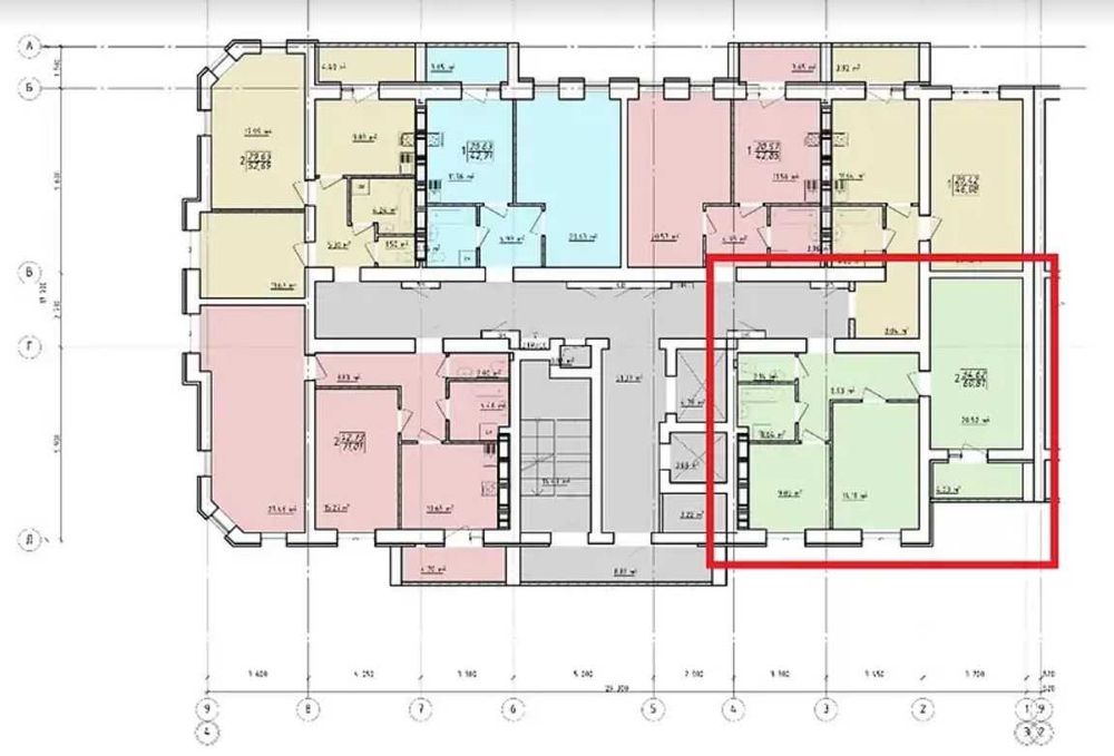 Продаж 2-кімнатної квартири в ЖК «Левада-2»Гагарина(код 14005)