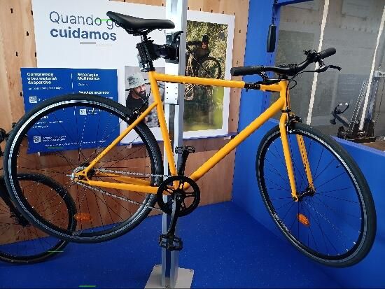 BICICLETA DE CIDADE SINGLE SPEED 500 AMARELO