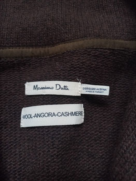 жіночий приталений короткий кардиган вовна Massimo Dutti