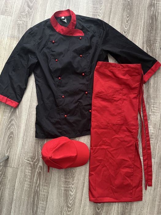 Кухарський кітель , 48р + кепка