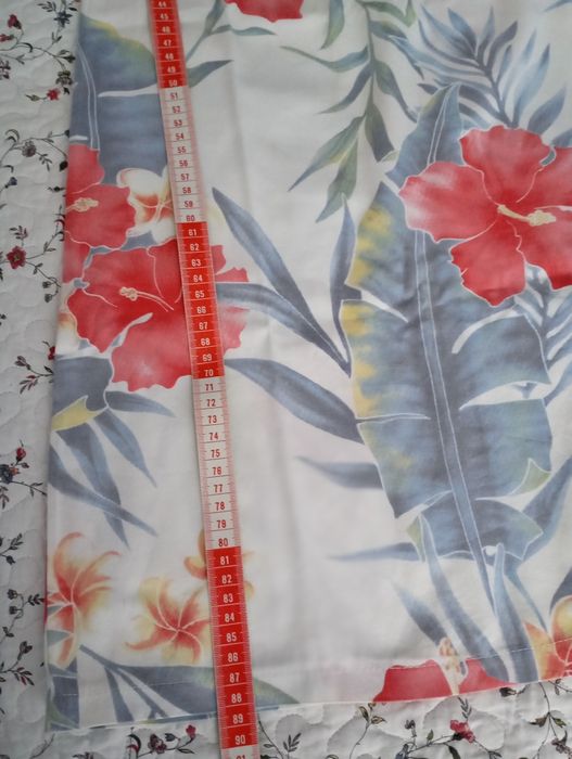 Vestido manga cava florido