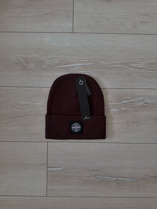 Шапка стон айленд / шапка Stone Island чорна