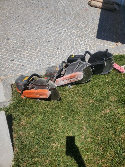 Serras de betão a gasolina