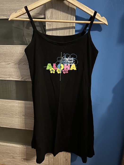 Czarna sukienka Aloha