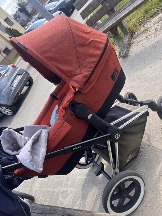 Wozek Cybex priam 1.0 2w1 gondola spacerowka stelaz
