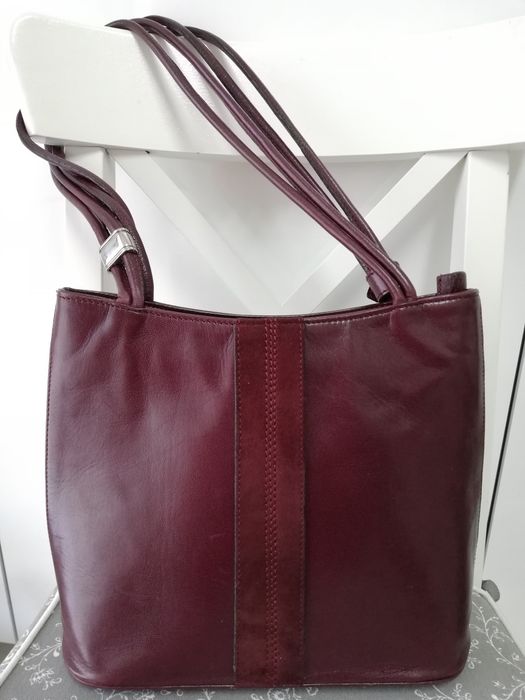 Mala de senhora em pele