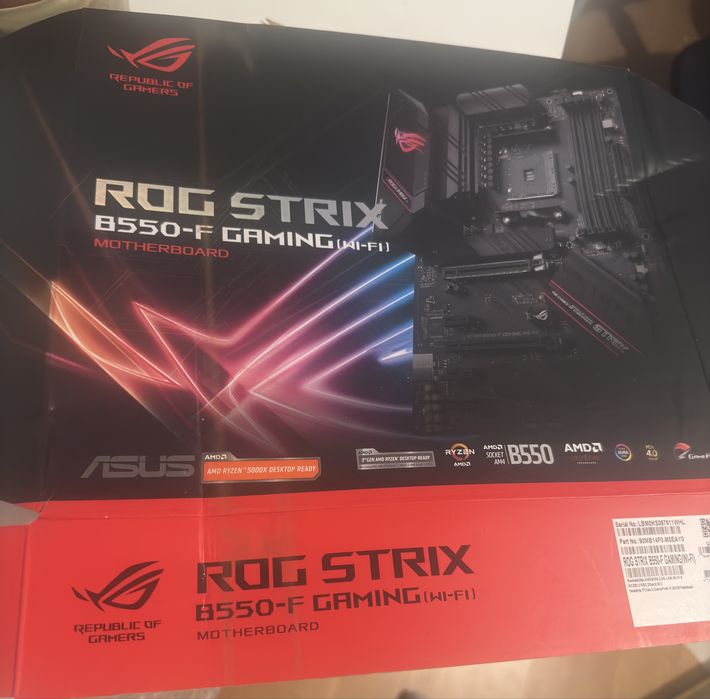 Motherboard Asus rog strix B550-F Gaming WiFi