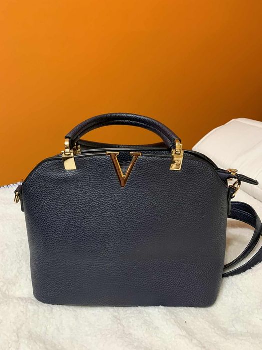 Torebka typu kuferek - złote zdobienie model V