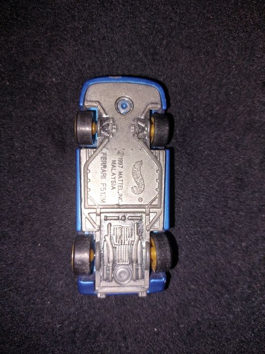 Hot Wheels Ferrari Racer F512M Niebieski