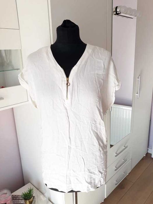 Biala elegancka koszula 44