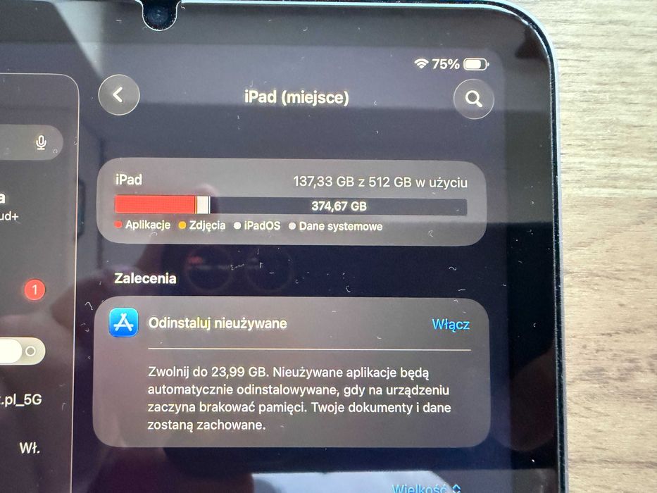 Ipad Mini 7/8.3 cala/512 GB + Apple Pencil Pro