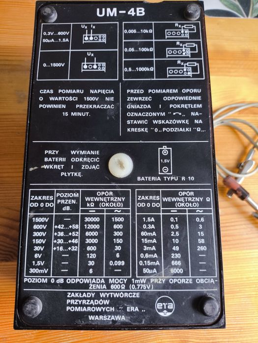 Miernik analogowy UM-4B