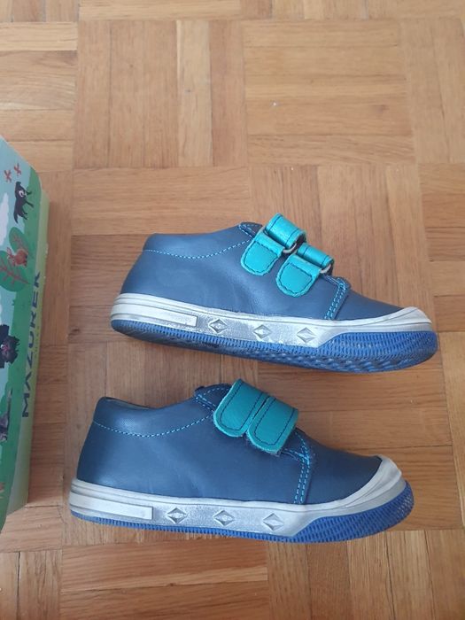 Buty dla chłopca r. 24 skórzane Mazurek Długość wkładki 15,9 cm