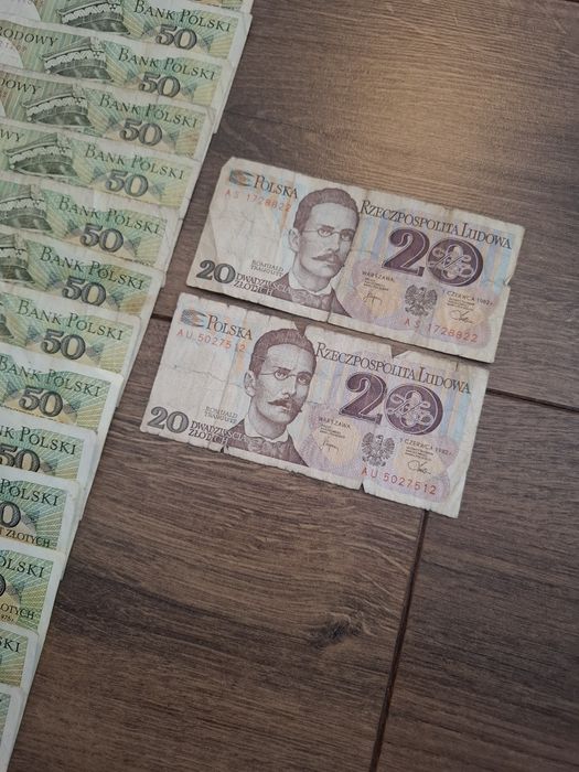 Banknoty PRL - 30sztuk. Zestaw A01