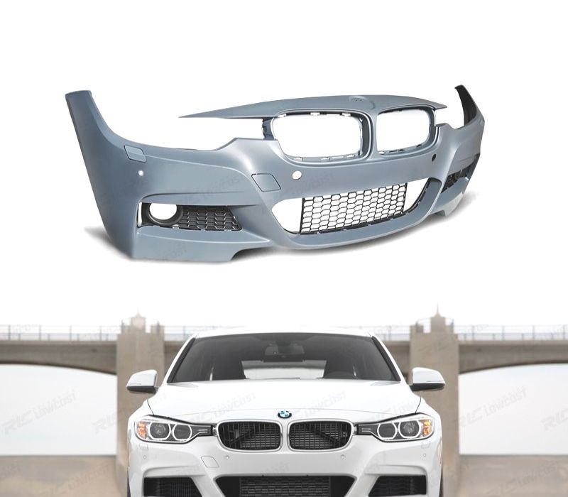 KIT CARROÇARIA BMW F30 LOOK M PERFORMANCE PDC SRA DUPLA PONTEIRA