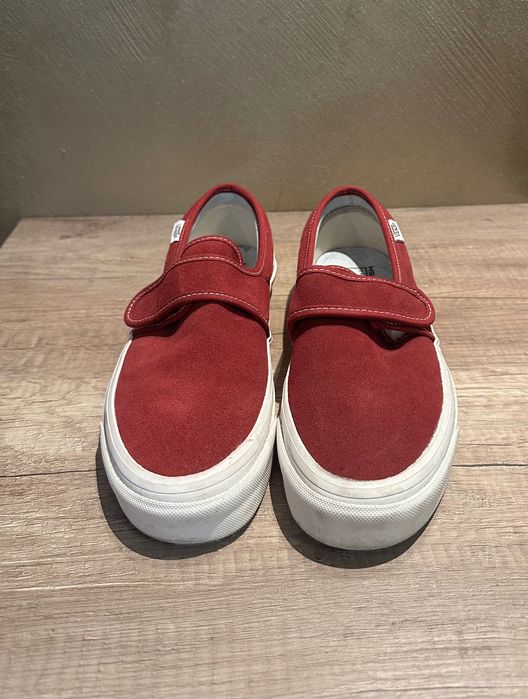 Buty Vans slip-on 47 V DX 'brick red