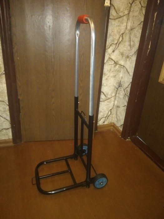 Тележка сверхпрочная и сверхмощная(груз до 95кг)лёгкая 1,5кг складываю