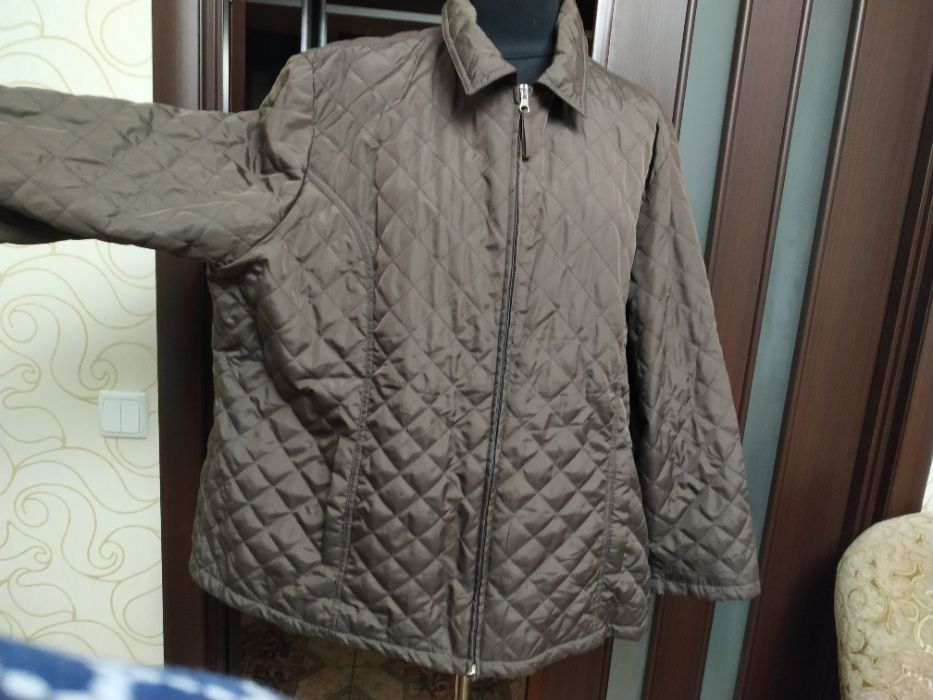 куртка стеганая на синтапоне 64-66 р-р ОБ 152 батал