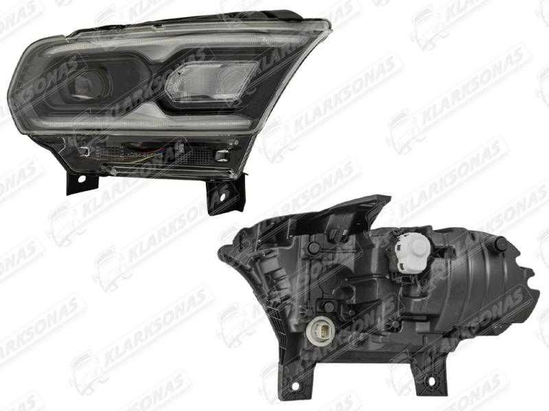 Фари темні LED Dodge Durango 2021+, 68433783AE, 68433782AE