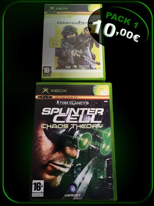X-Box 1.ª Geração // 2 Jogos por 10,00€