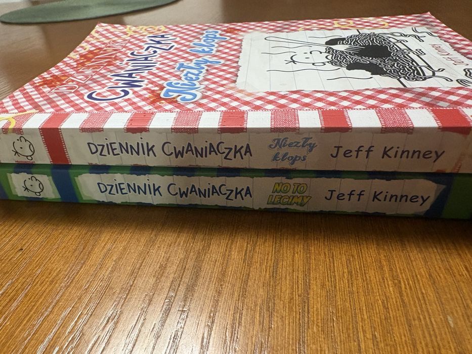 2 ksiazki Dziennik cwaniaczka
