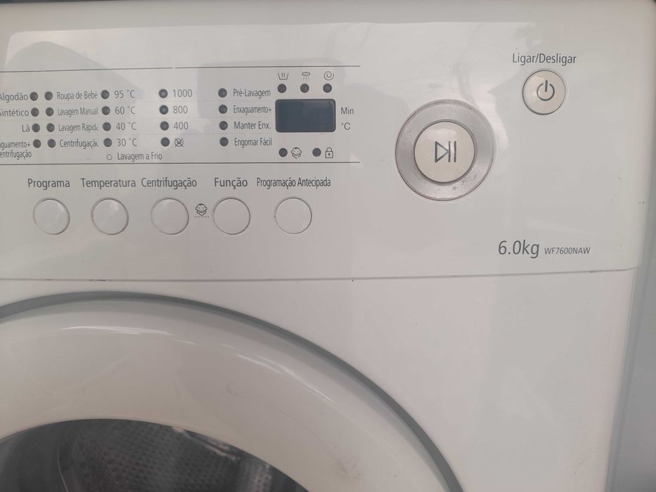 maquina de roupa Sansung 6quilos 1000 rpm