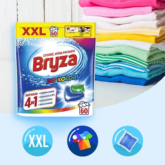 Bryza 4w1 kapsułki do koloru 60