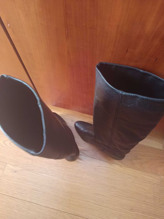 Botas em pele de marca, nº37 (Made In e Cubanas)
