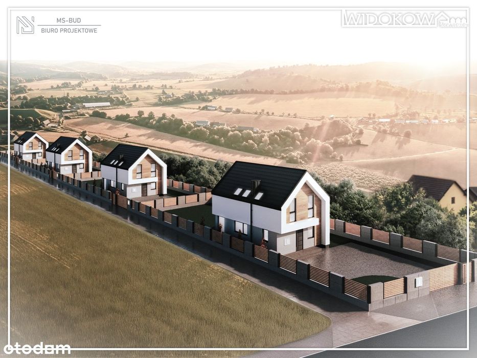 Kocmyrzów ul. Widokowa. Domy SSO -103 i 114 m2