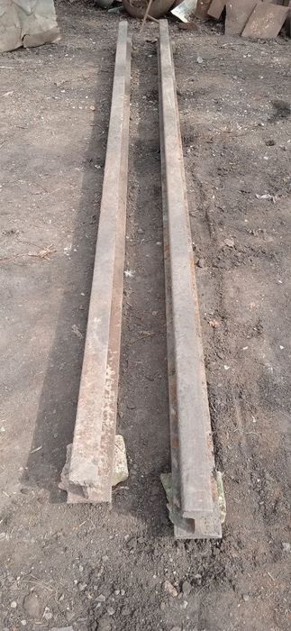 Рейки залізничні (рельси) 2 штуки по 4 м