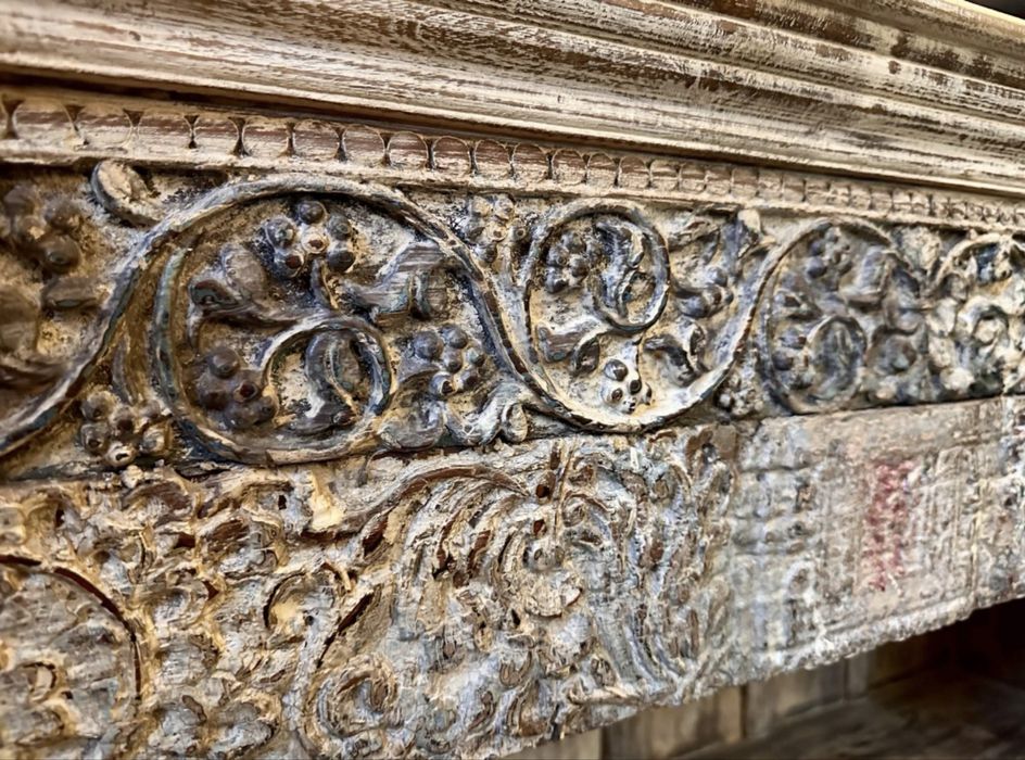 estante consola louceiro livreiro aparador armario movel talha teca oriental indonesia rustico