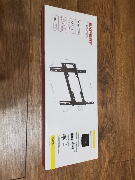 Кронштейн для ТВ з кутом нахилу Expert E40N  32"-65"