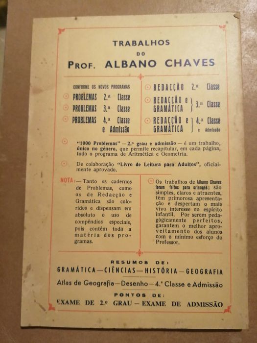 Historia de Portugal ( Resumo) Prof. Albano Chaves 1963