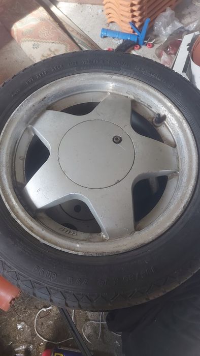 4 Jantes de alumínio de 14 polegadas para carros pequenos com