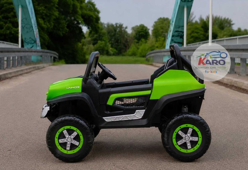 Auto na Akumulator Mercedes Unimog 4x4 Pojazd dla dzieci Napęd 4x4 LED