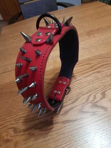Продам ошейник красного цвета