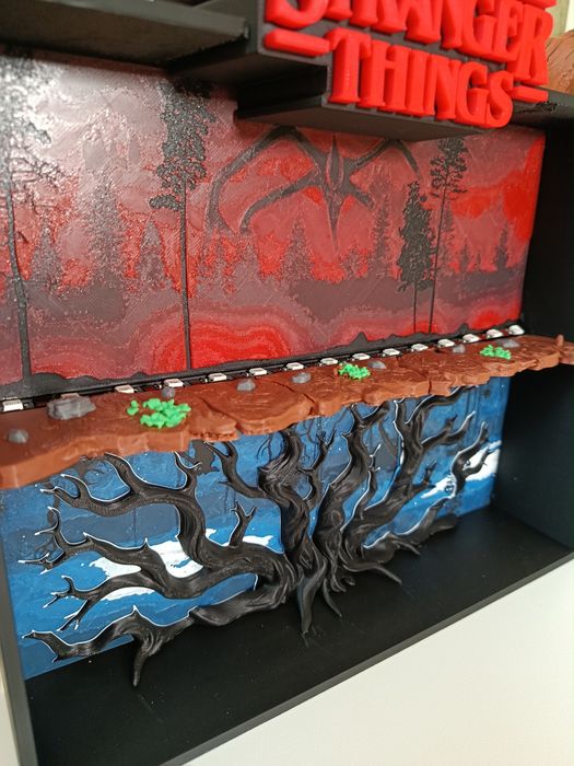 3D-диорама  STRANGER THINGS с RGB-подсветкой Дивні Дива Kinder Joy