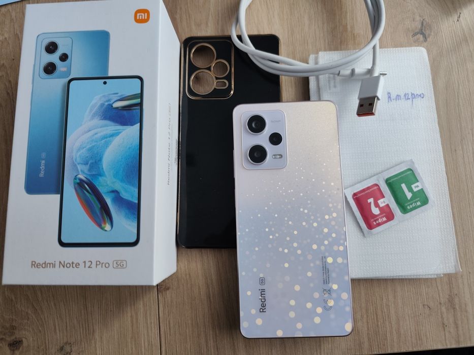Smartfon Redmi note 12pro 8+4gb\256 GB stan idealny, gratis 2 szkła
