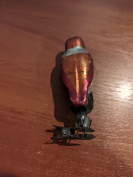 Ёлочная игрушка на прищепке.Цена снкгиря 600 редкая 59-60 годов