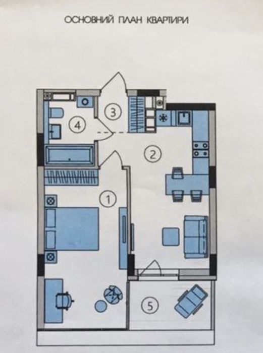 1-комнатная квартира по адресу ул. Васильковская (площадь 47,2 м²) - Atlanta.ua - фото 3