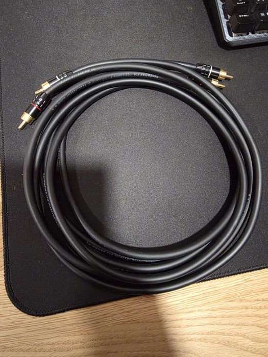 Cabos Interligação RCA Transparent Audio Hardwire Cable 1.8m HiFi