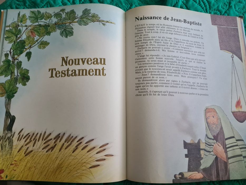 A Bíblia em texto e imagens em francês