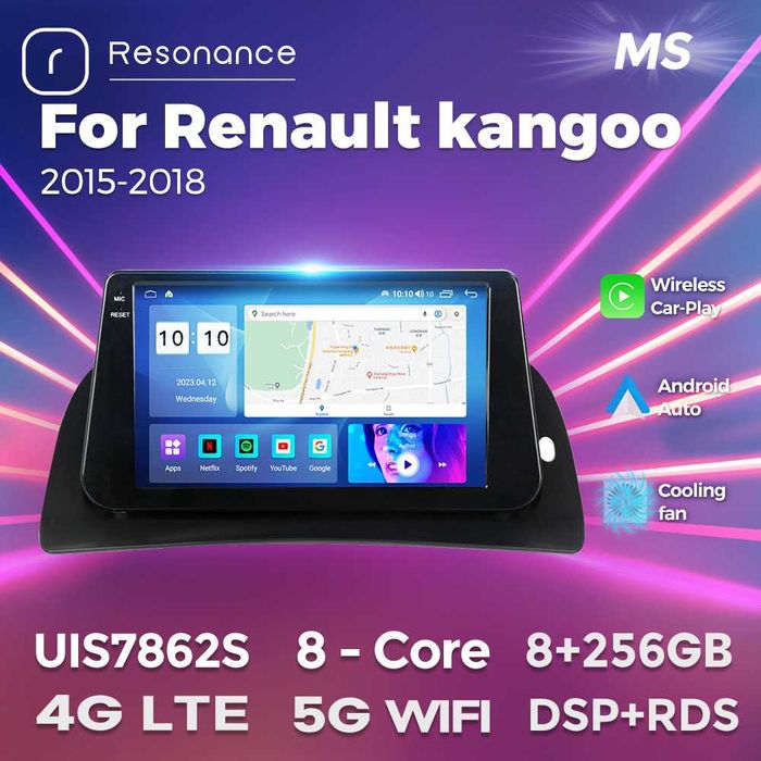 Штатна android магнітола Renault Kangoo 2 (2008-2021) [9"/10"]