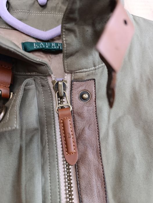 Lauren Ralph Lauren вінтажна куртка вітровка S хакі тренч жіноча XS плащ ретро