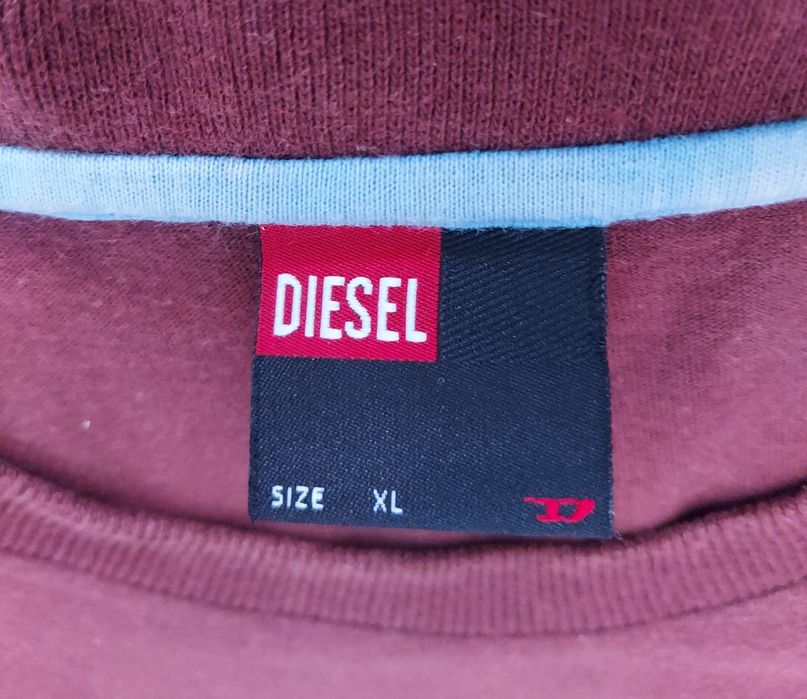 Koszulka DIESEL brązowa