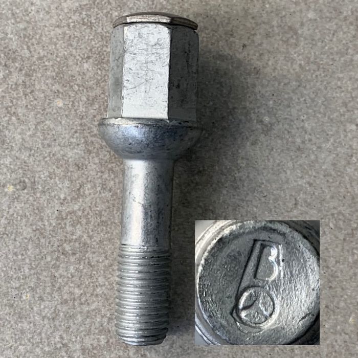 Болти колісні Mercedes та AMG w123 w126 w116 R107 w124 w201 190 w210